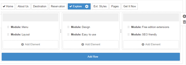 Menu megamenu setting 